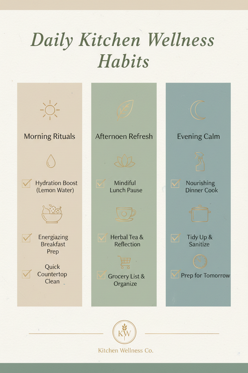 Daily Kitchen Wellness Habits