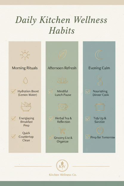 Daily Kitchen Wellness Habits