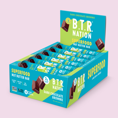 Dark Chocolate Brownie Superfood Bar (12 Count) 🍫