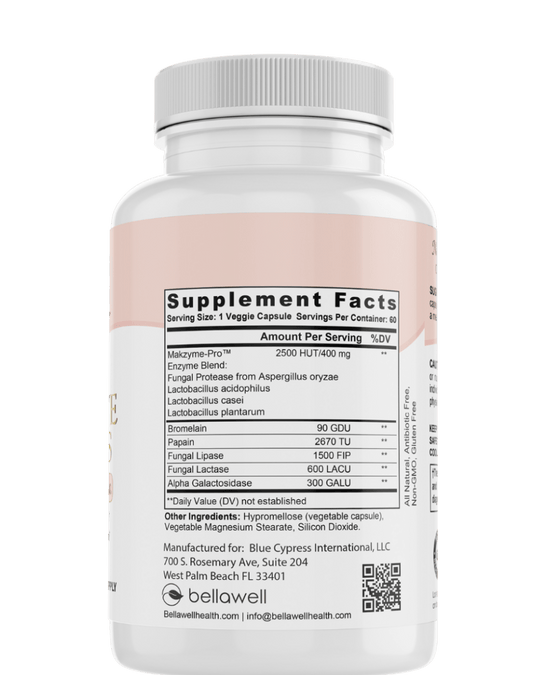 Digestive Enzymes: A Thoughtful Choice for Women's Wellness by Bellawell