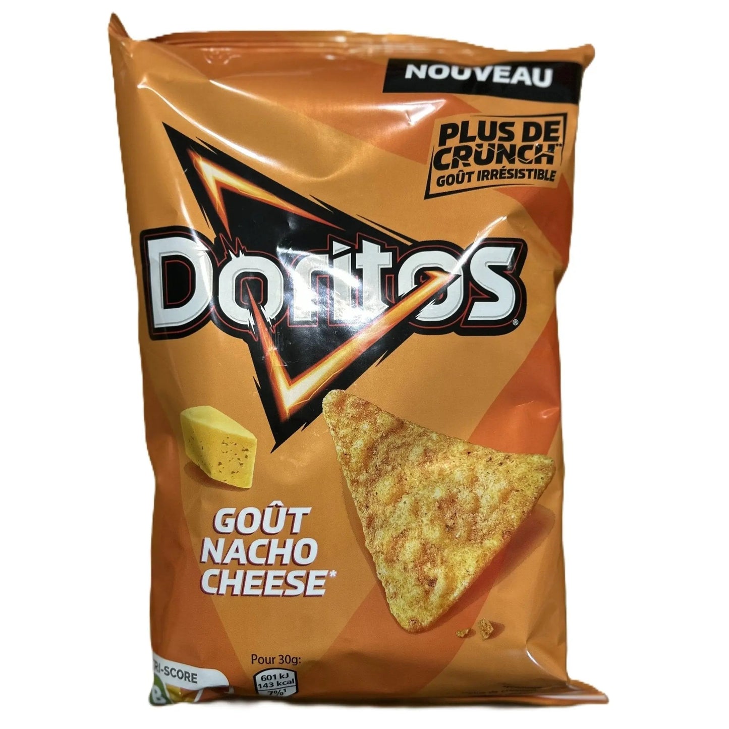 Doritos Goût Nacho Cheese – Bold Flavored Corn Chips 150g Bag (France)