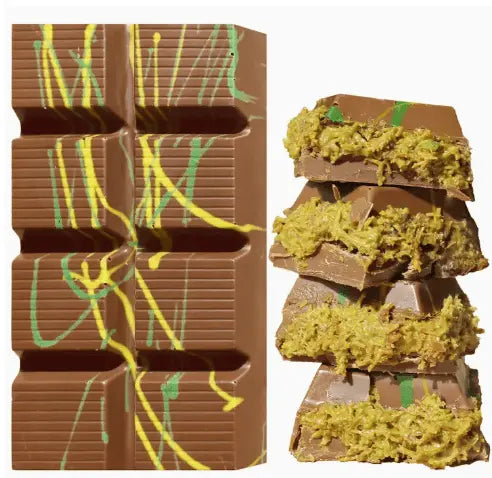 Dubai Chocolate Kunafa Pistachio Bar 7oz (Turkey)