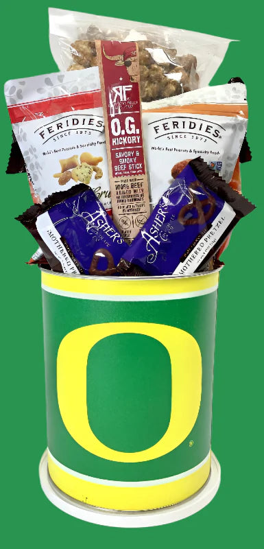 JGB Sports - Oregon Ducks Gift Tin Basket - Made In America