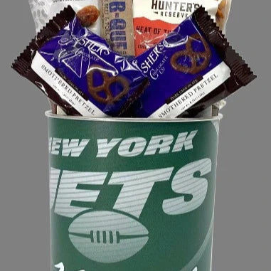 JGB Sports - New York Jets Gift Tin Basket - Made In America