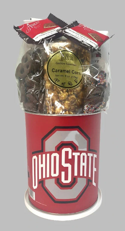 Ohio State Buckeyes Gift Tin Basket - Made In America