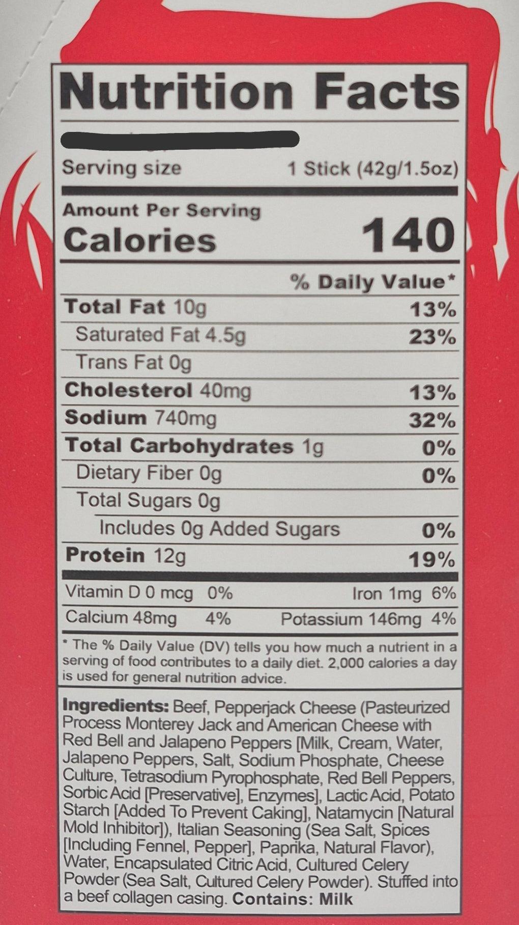 Beef Sticks - Wicked Cutz