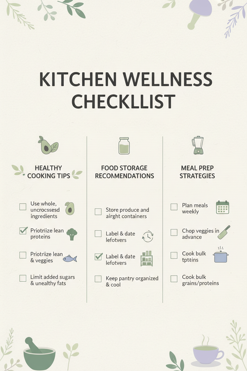 Kitchen Wellness Checklist