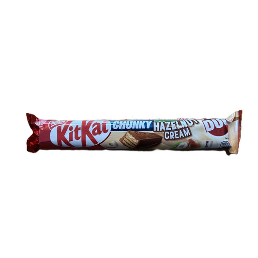 KitKat Hazelnut Cream Duo – Dual-Flavored Chocolate Wafer Bar 45g (UK)