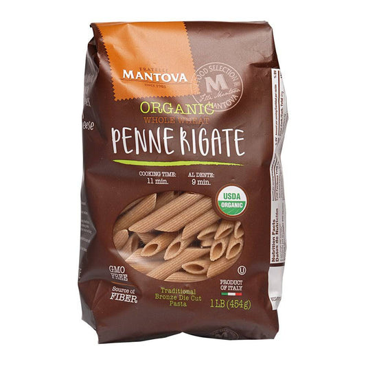 Penne Rigate, Whole Wheat, Organic