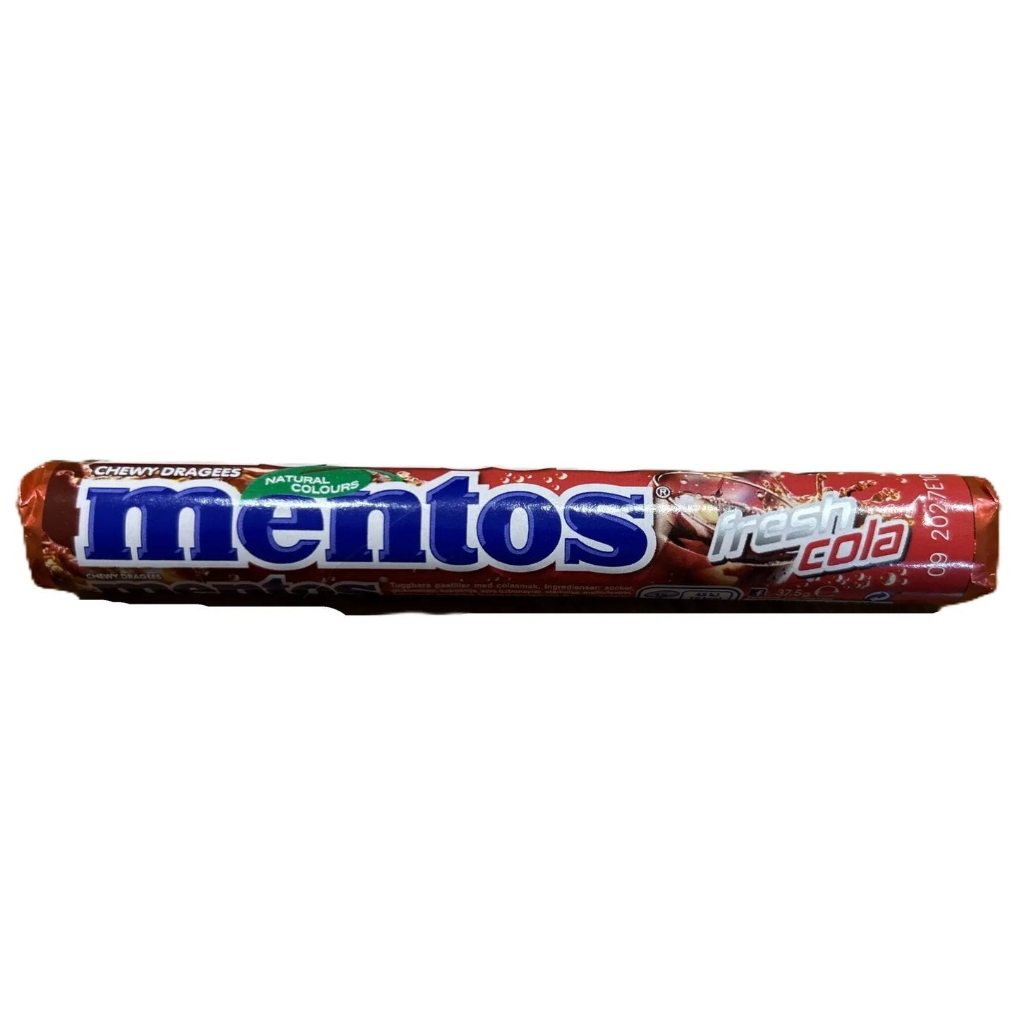 Mentos Cola Roll – Chewy Cola-Flavored Candy 38 g (Finland)