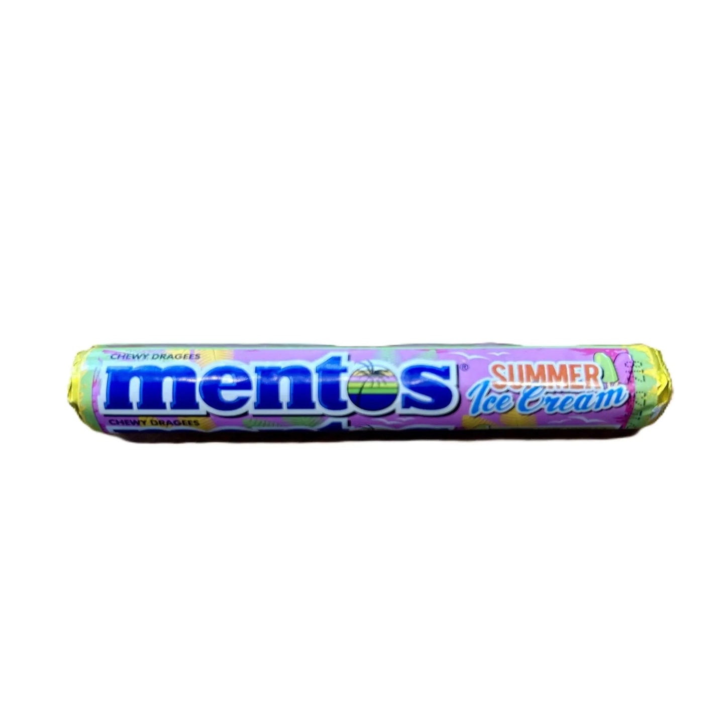 Mentos Summer Ice Cream – Chewy Mint Candy Inspired by Ice Cream 37.5g Roll (Australia)