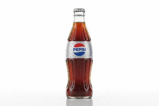 Pepsi Cola Classic 12oz Glass Bottle - Premium Retro American Soda