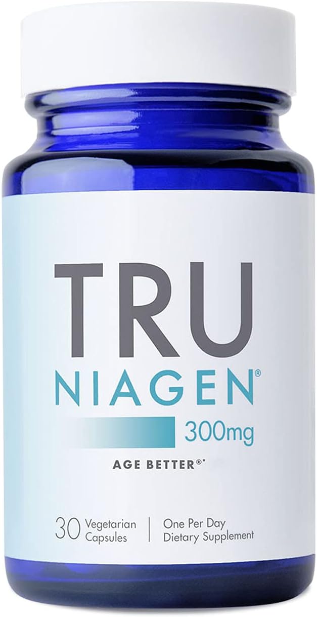 TRU NIAGEN  Patented Nicotinamide Riboside NAD Supplement NR Supports Cellular Energy Metabolism  Repair Vitality Healthy Aging of Heart Brain  Muscle  30 Servings  30 Capsules  Pack of 1