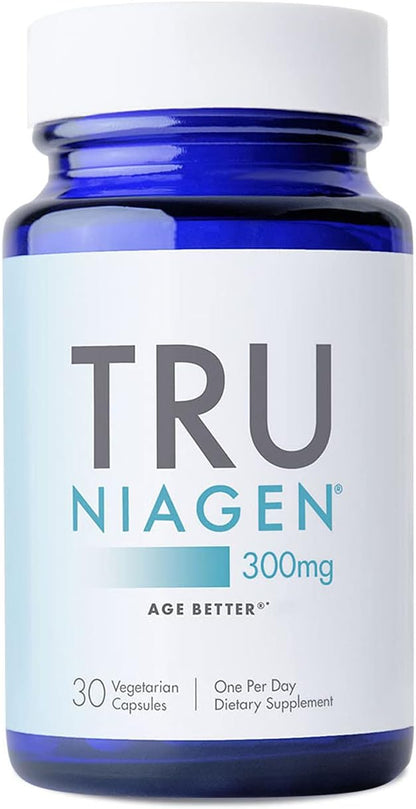 TRU NIAGEN  Patented Nicotinamide Riboside NAD Supplement NR Supports Cellular Energy Metabolism  Repair Vitality Healthy Aging of Heart Brain  Muscle  30 Servings  30 Capsules  Pack of 1