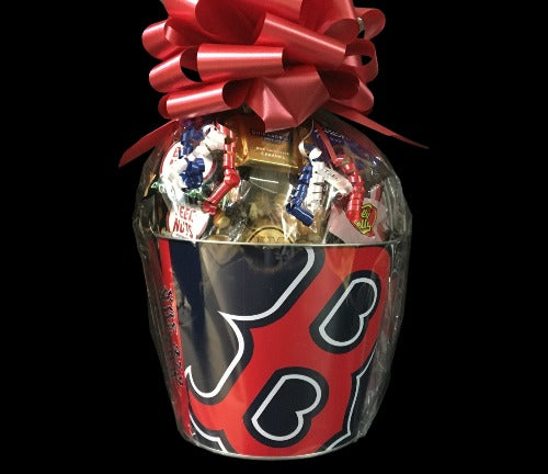 JGB Sports - Boston Red Sox Gift Tin Basket - Made In America