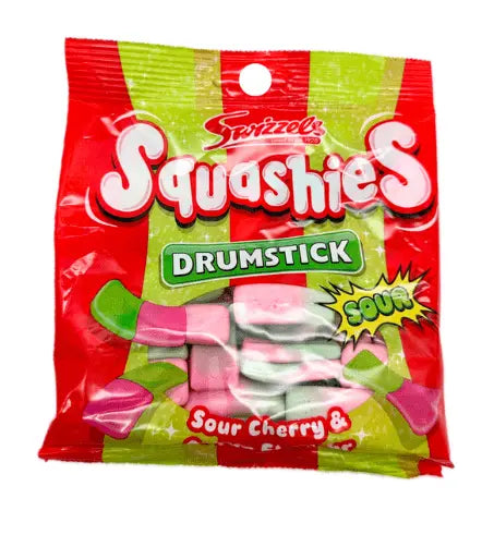 Swizzles Squashies Sour Cherry & Apple – Soft & Tangy Chewy Candies 120g Bag (UK)