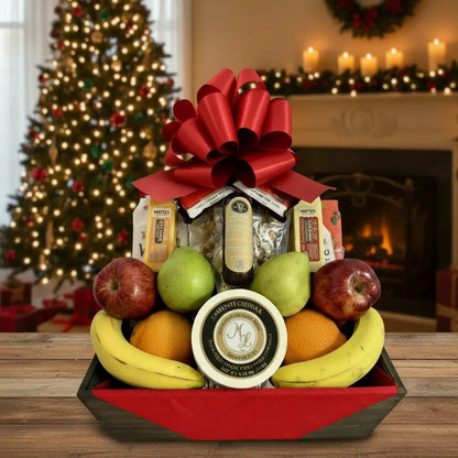 Fruit, Cheese & More Gift Basket - Best Seller