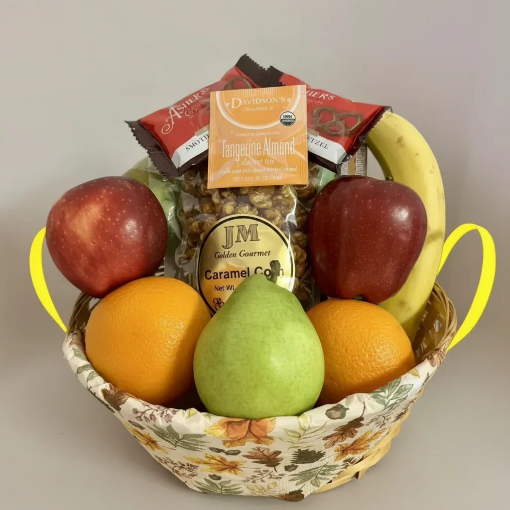 Fruit & Snack Gift Basket - Fresh Fruit & Treats