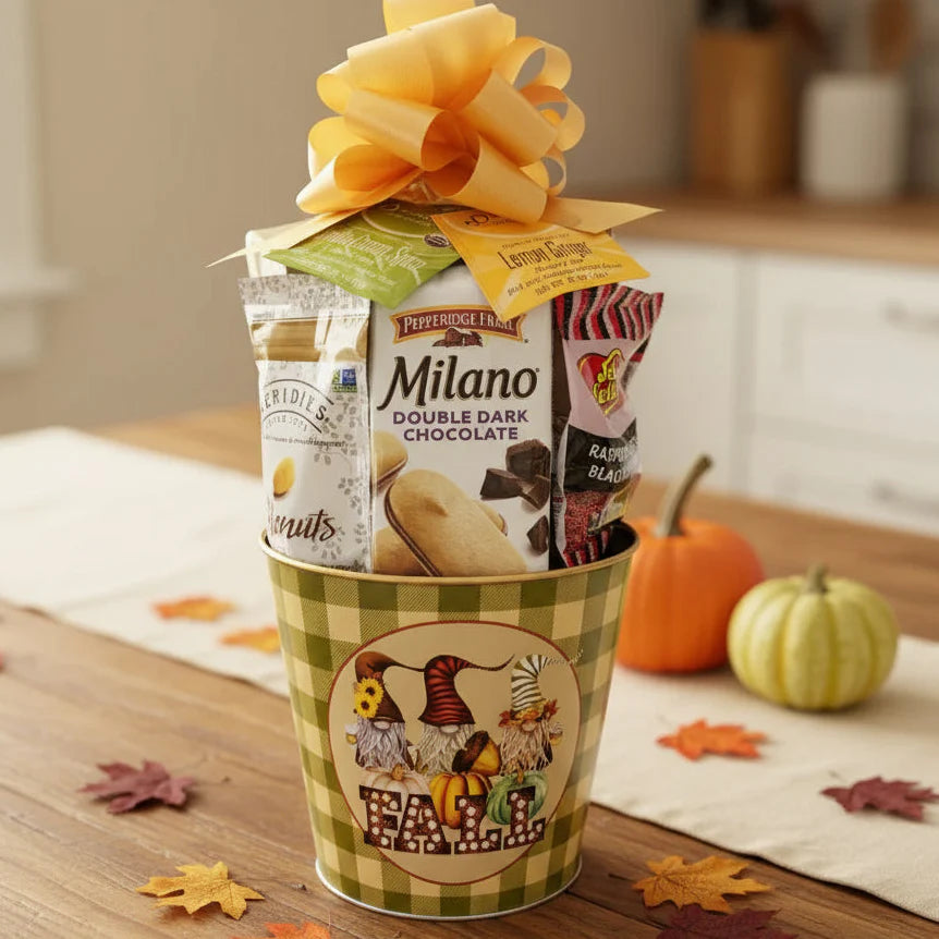 Fall Gnome Gift Baskets