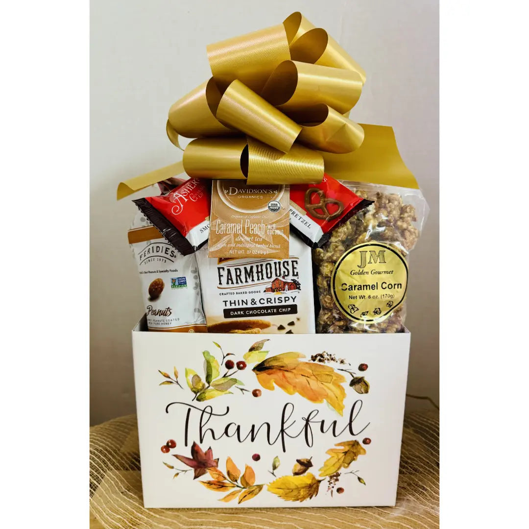 Large Thankful Gift Box - Thanksgiving Gift