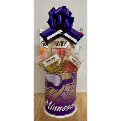 JGB Sports - Minnesota Vikings Gift Tin Basket - Made In America
