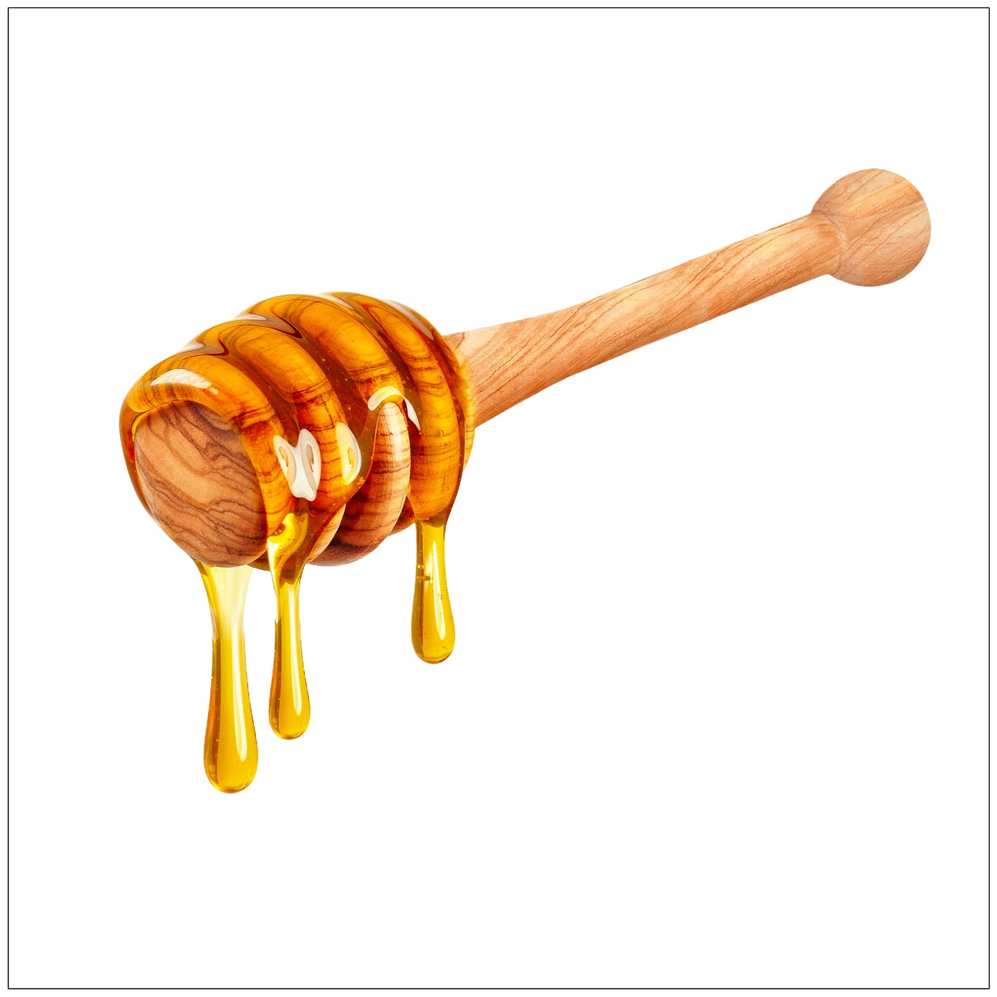 Wooden Honey Dipper