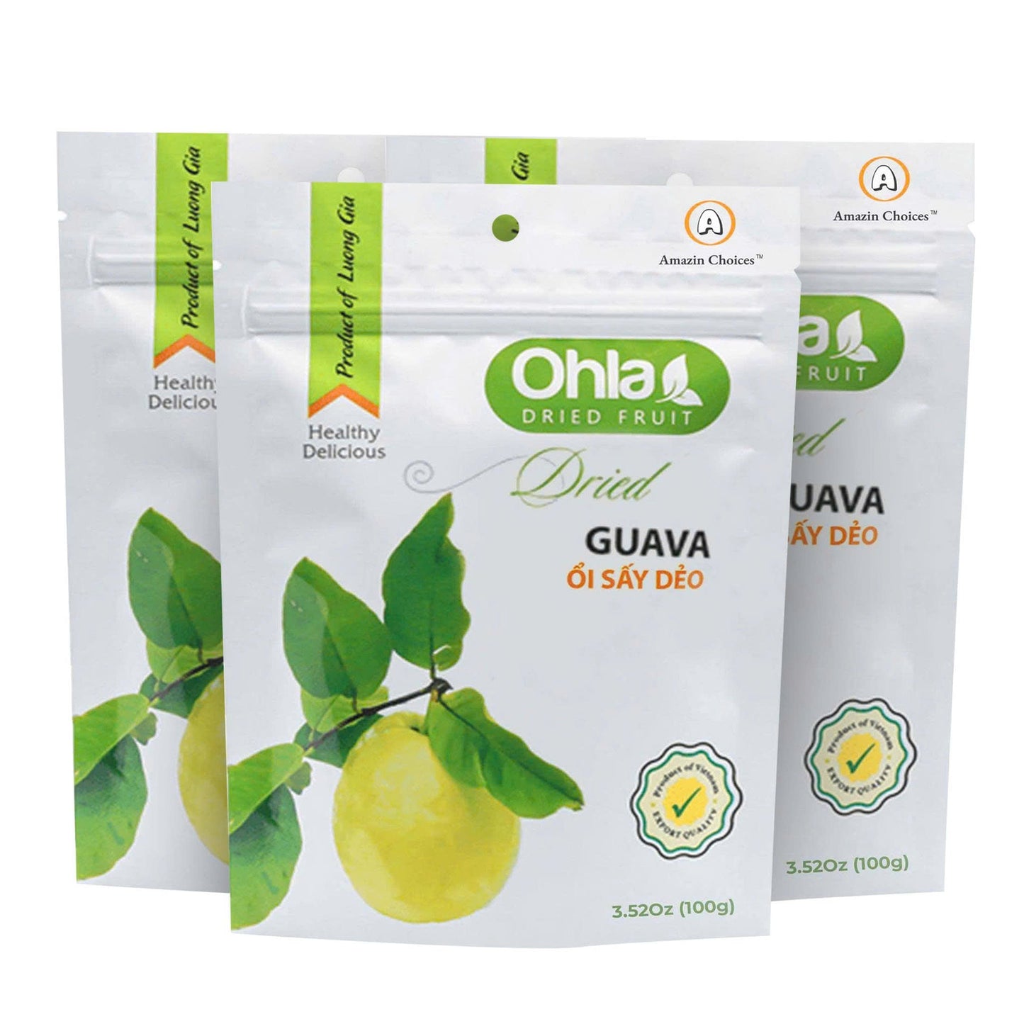 Organic Amazin Choices Dried Guava, 3.52 oz.