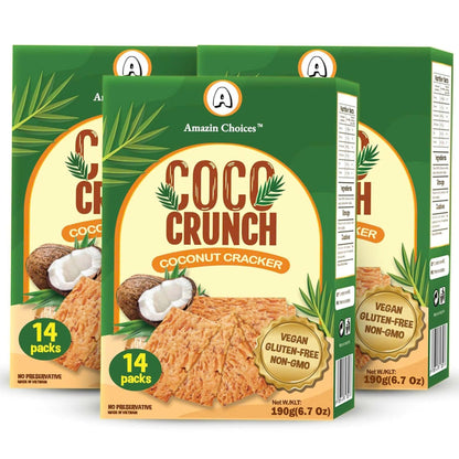 Amazin Choices COCO Crunch Coconut Crackers, 6.7 oz., 14 pk.