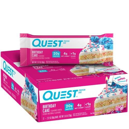 Quest Nutrition Birthday Cake Protein Bars - NutritionAdvice