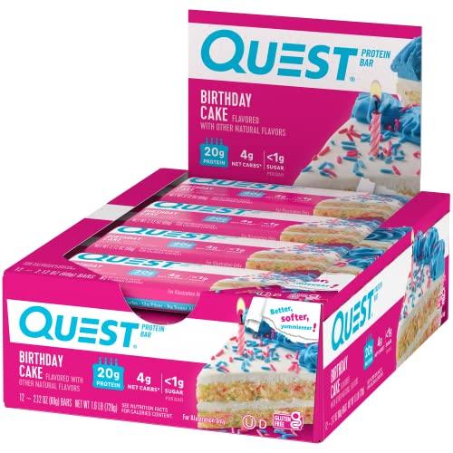 Quest Nutrition Birthday Cake Protein Bars - NutritionAdvice