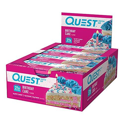 Quest Nutrition Birthday Cake Protein Bars - NutritionAdvice