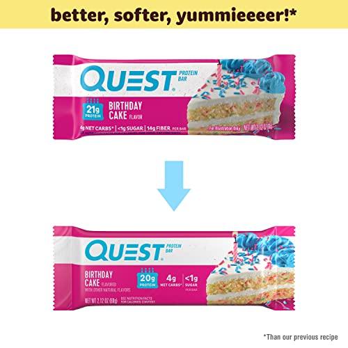 Quest Nutrition Birthday Cake Protein Bars - NutritionAdvice