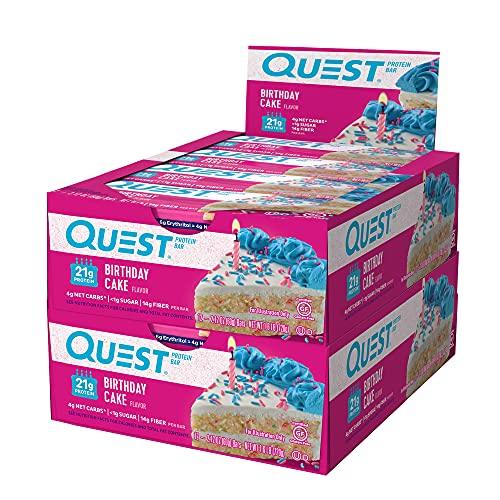 Quest Nutrition Birthday Cake Protein Bars - NutritionAdvice