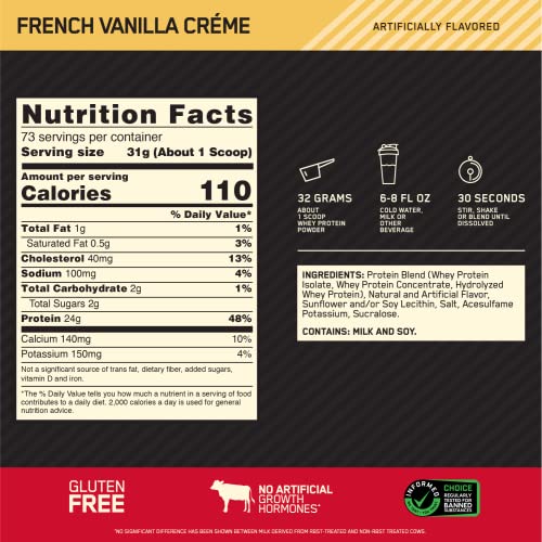 Optimum Nutrition Gold Standard 100% Protein Powder - NutritionAdvice