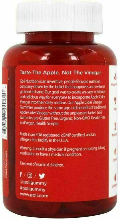 Goli Apple Cider Vinegar Gummies - NutritionAdvice